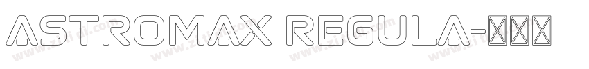 Astromax Regula字体转换